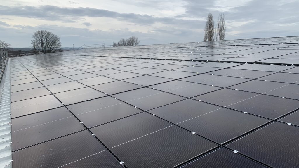 Photovoltaik Trapezdach